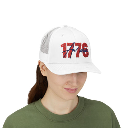 1776 America Snapback Trucker Cap