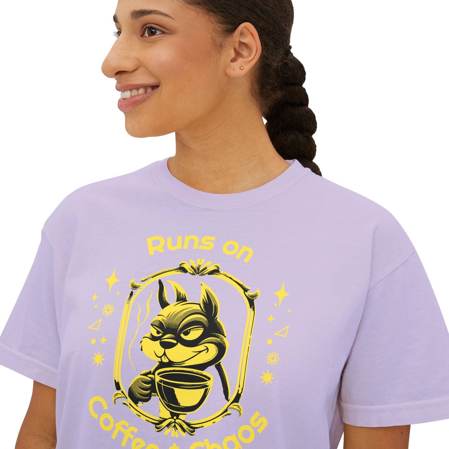 Coffee & Chaos Women's Boxy Tee