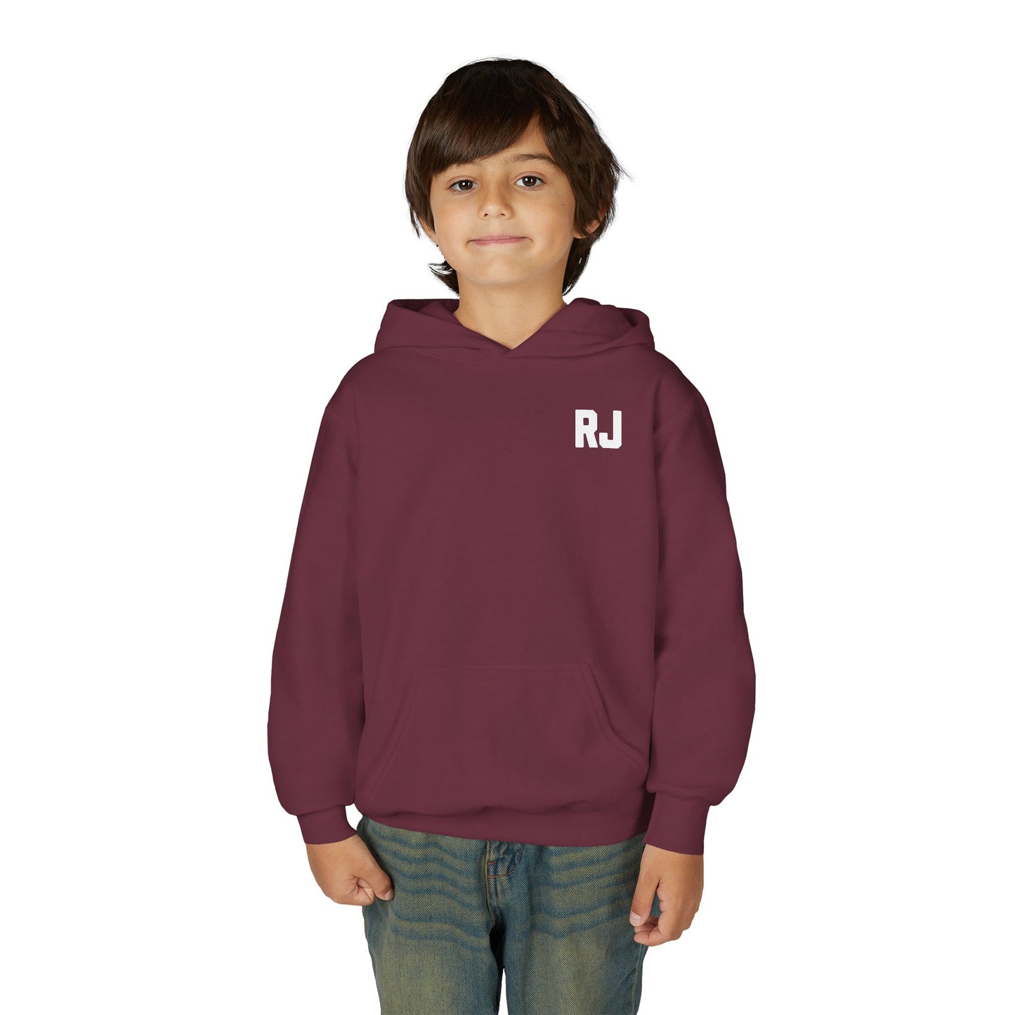 Youth Baseball Hoodie – "Eat Sleep Baseball Repeat" Personalized Pullover
