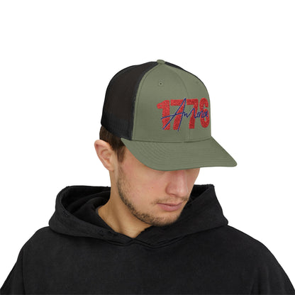 1776 America Snapback Trucker Cap