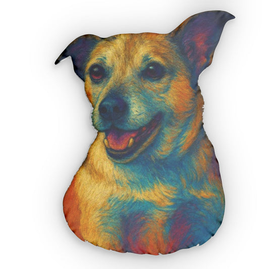Custom Dog Shaped Pillow, Personalized Pet Cushion, Unique Dog Lover Gift, Home Decor, Dog Memorial Gift