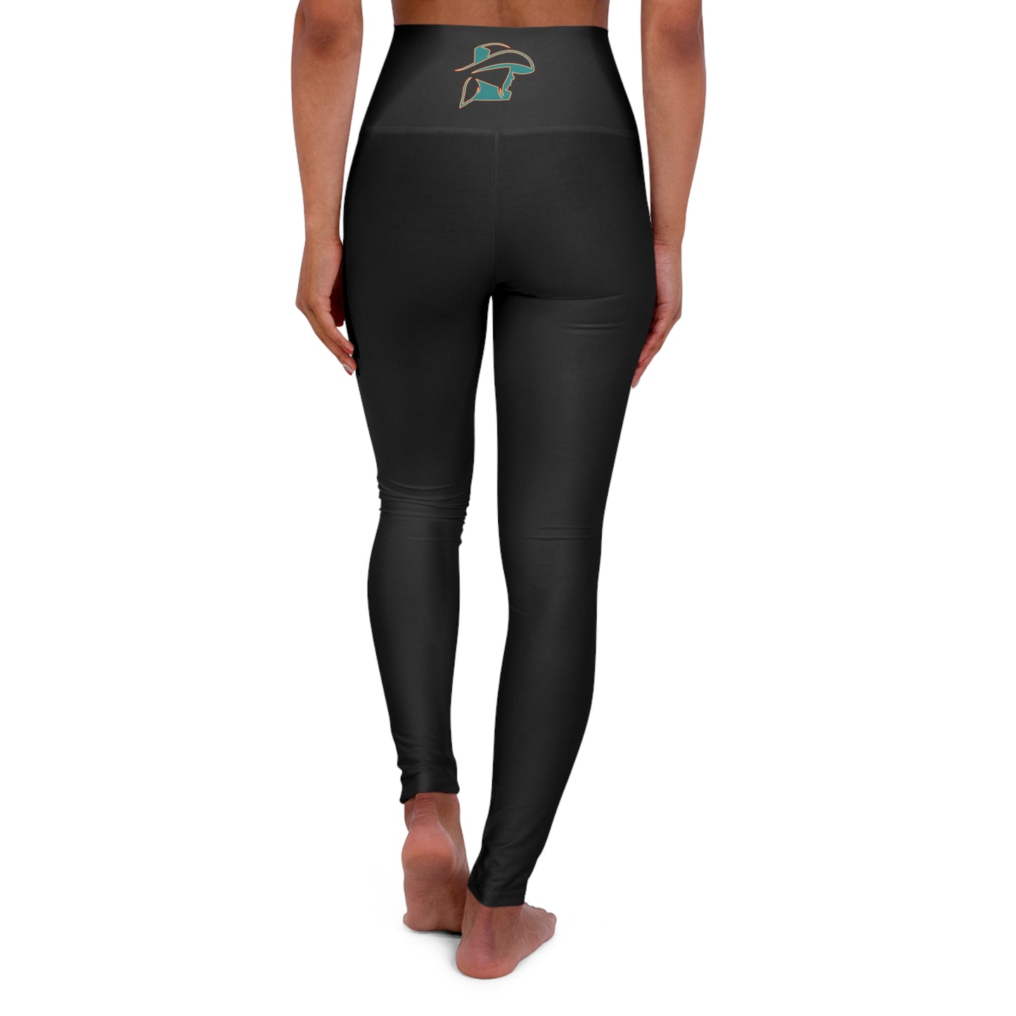 HMR High Waisted Yoga Leggings - Black