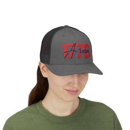 1776 America Snapback Trucker Cap