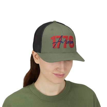 1776 America Snapback Trucker Cap