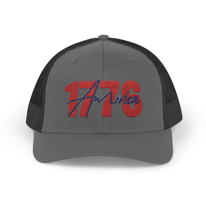 1776 America Snapback Trucker Cap