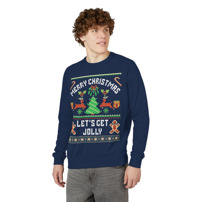 Merry Christmas, Let's Get Jolly - Crewneck Sweatshirt