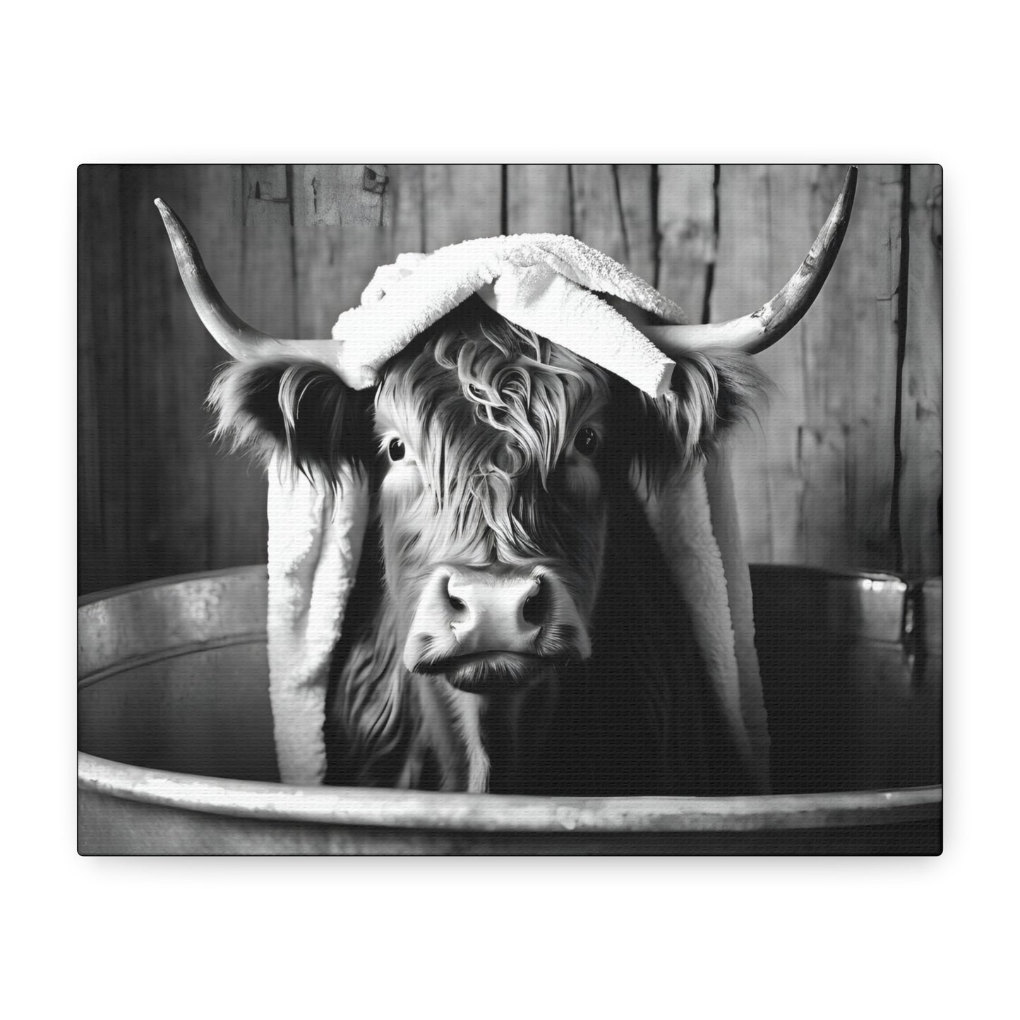 Highland Cow Bathtub