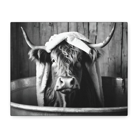 Highland Cow Bathtub