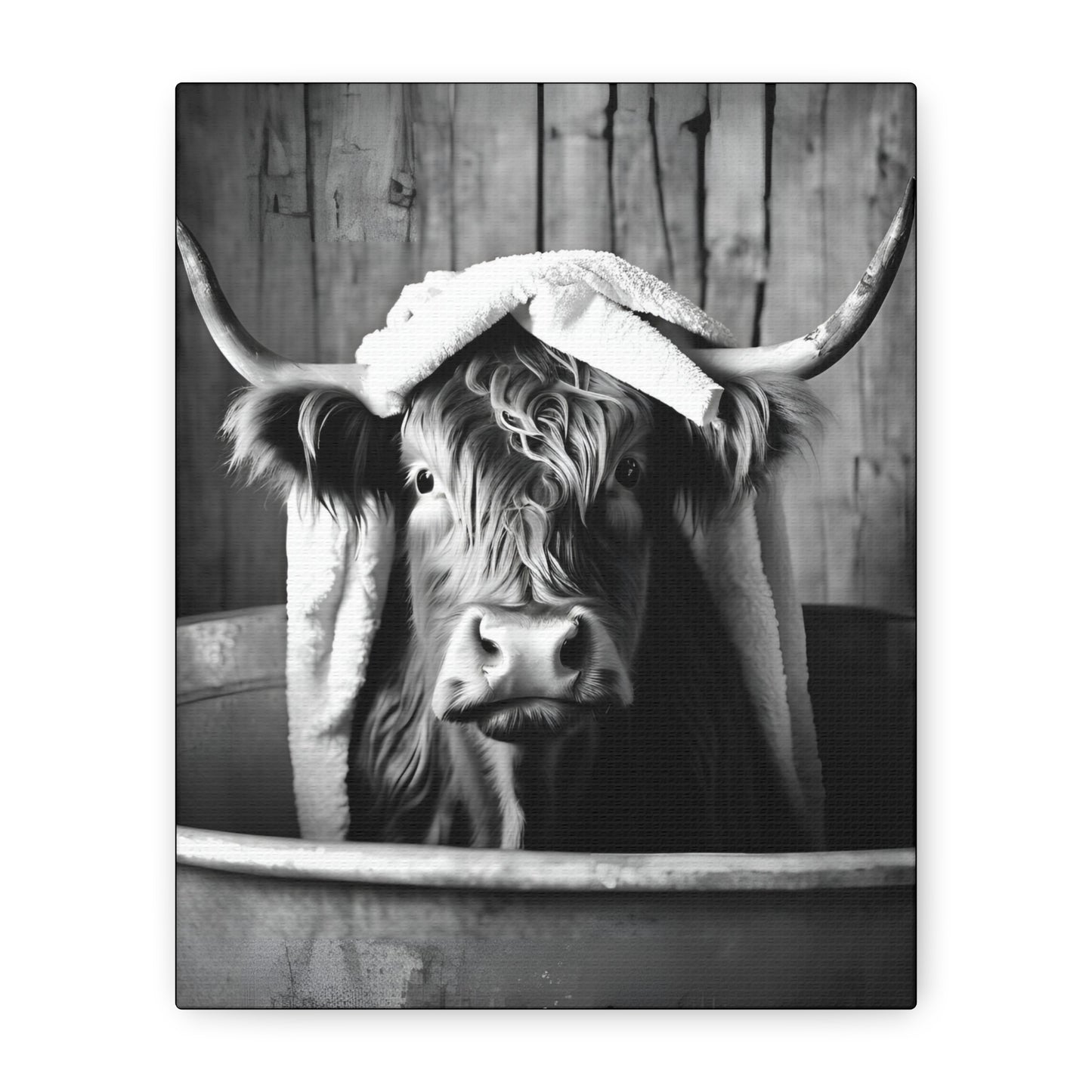 Highland Cow Bathtub