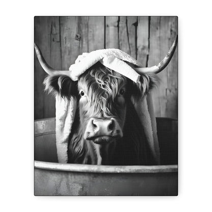 Highland Cow Bathtub