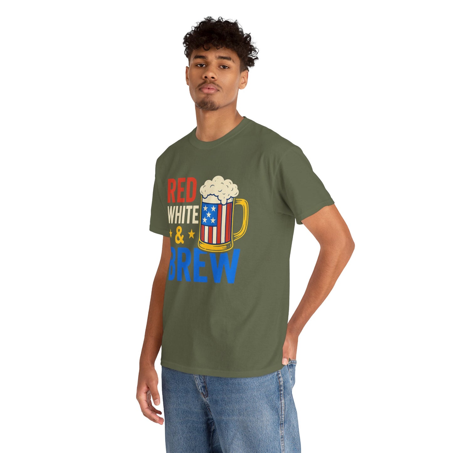 Men's Red, White & Brew