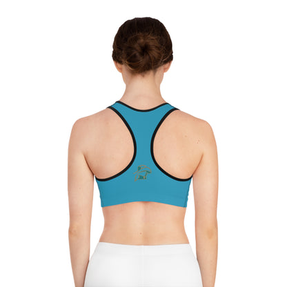 Turquoise Sports Bra