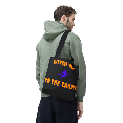 Witch Way to the Candy - Halloween Tote