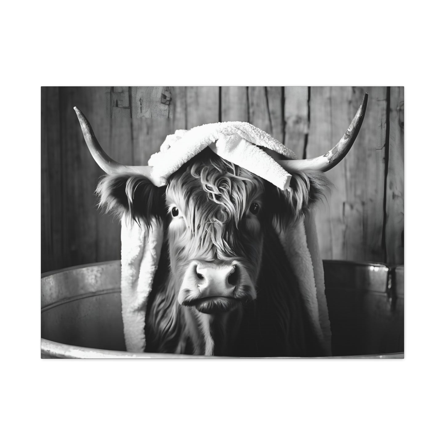 Highland Cow Bathtub