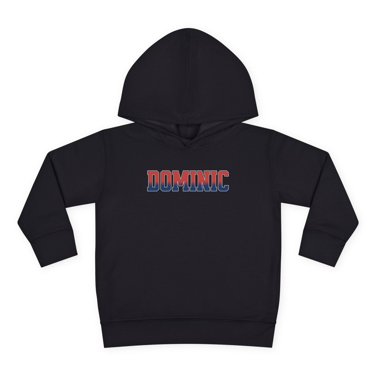 Toddler Football Hoodie — Personalized "Dominic" Youth Pullover