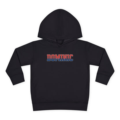 Toddler Football Hoodie — Personalized "Dominic" Youth Pullover