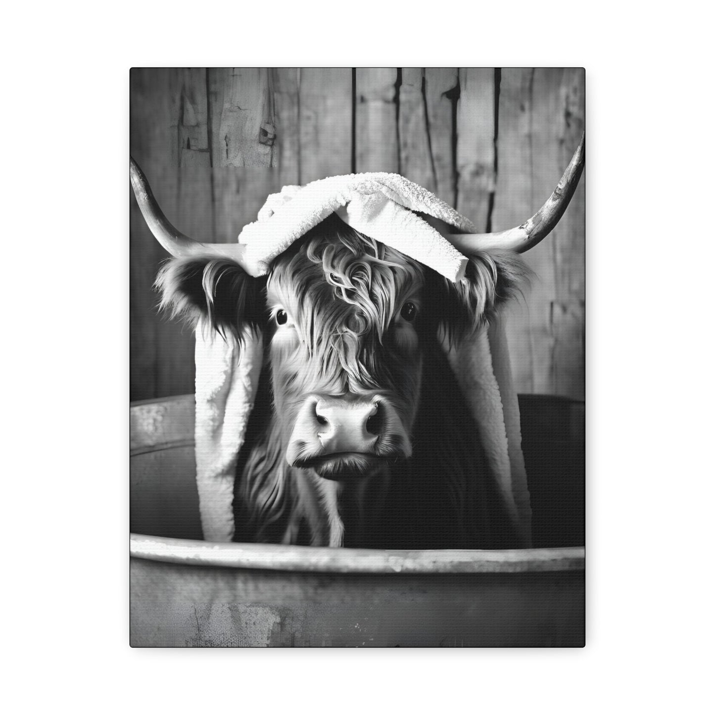 Highland Cow Bathtub