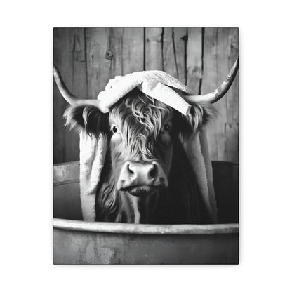 Highland Cow Bathtub
