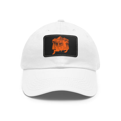 Deer Hunter - Leather Patch Dad Hat - Casual Style for Outdoor Adventures