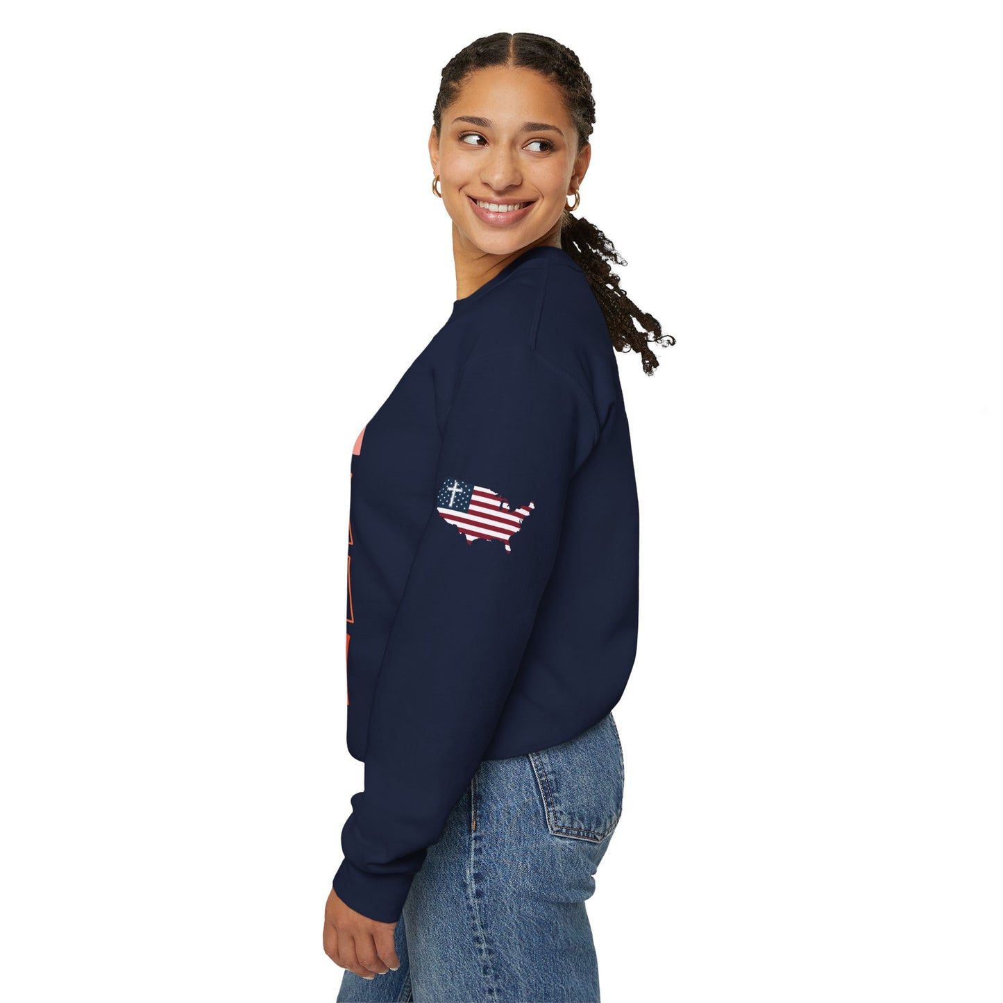 Nonna Rose Crewneck Sweatshirt — Floral Italian Grandma Gift