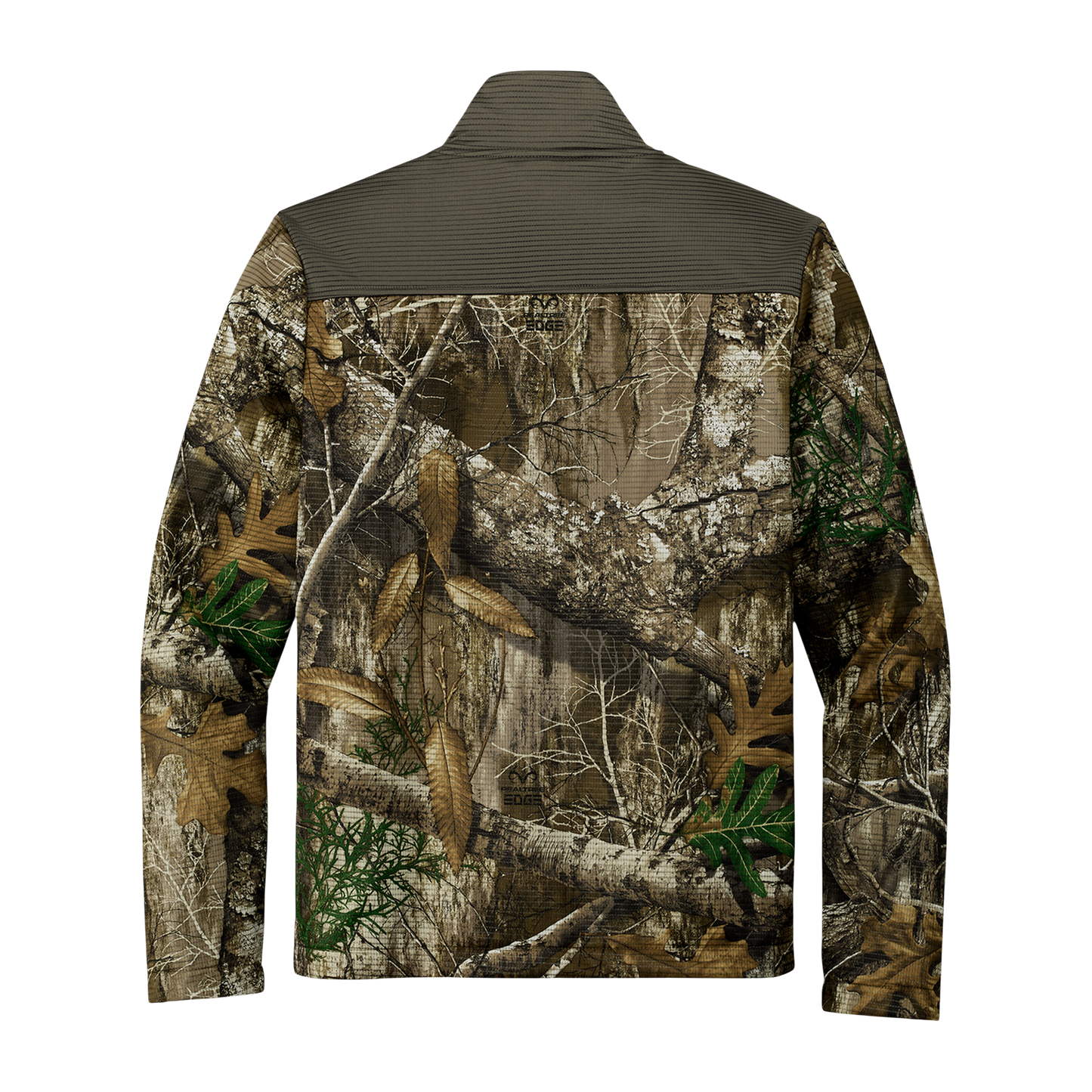 Men's Camo Soft Shell Zip Up Jacket