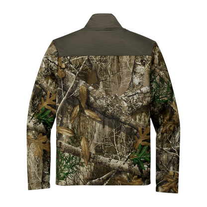 Men's Camo Soft Shell Zip Up Jacket
