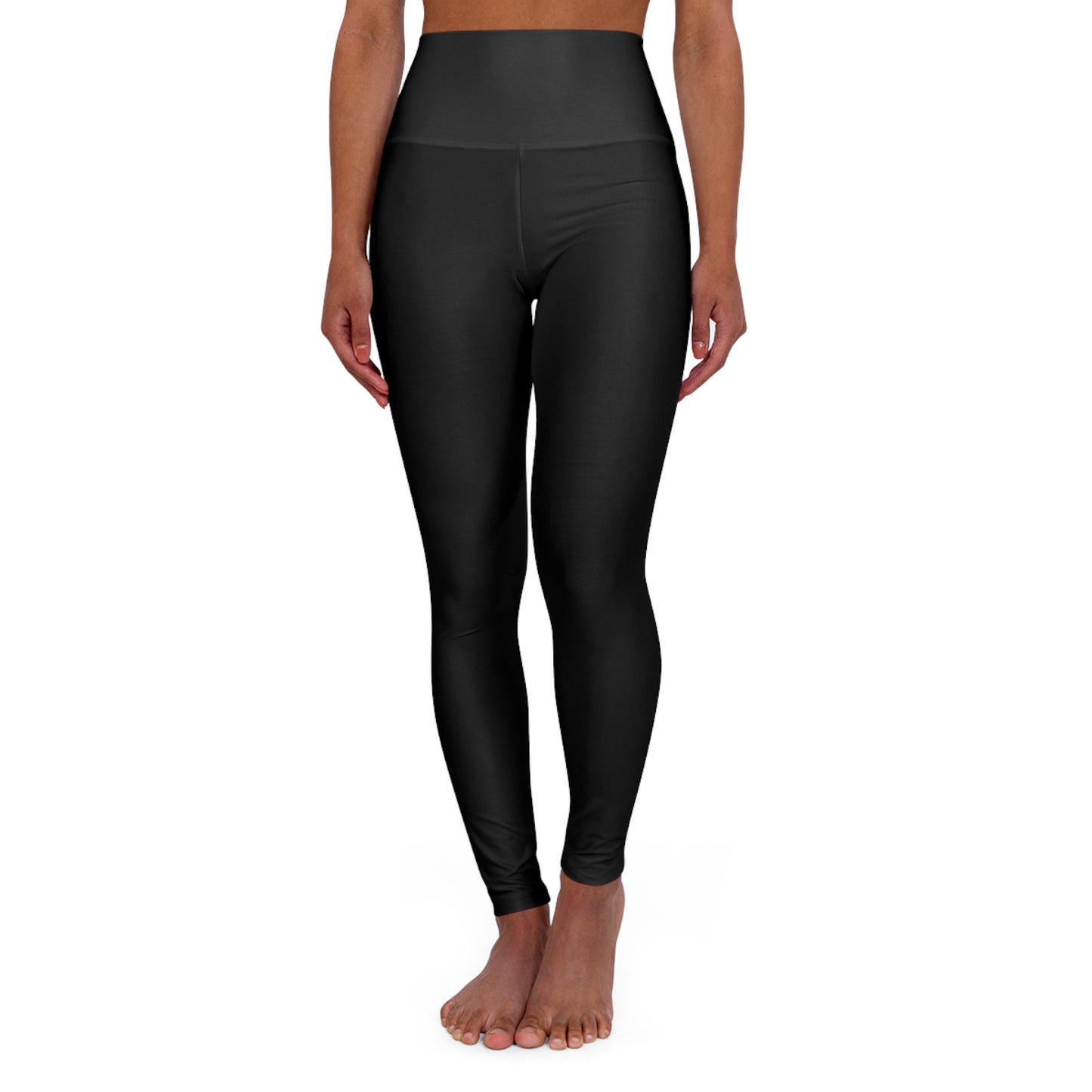 HMR High Waisted Yoga Leggings - Black