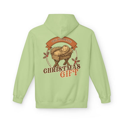The Ultimate Christmas Gift Unisex Fleece Hoodie with Nativity Design