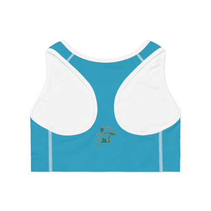 Turquoise Sports Bra