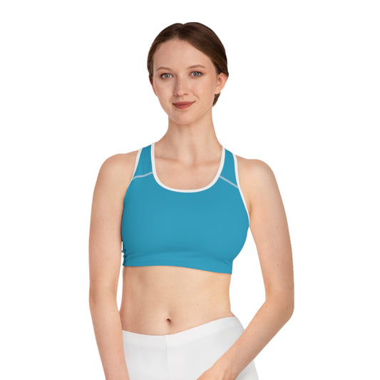 Turquoise Sports Bra