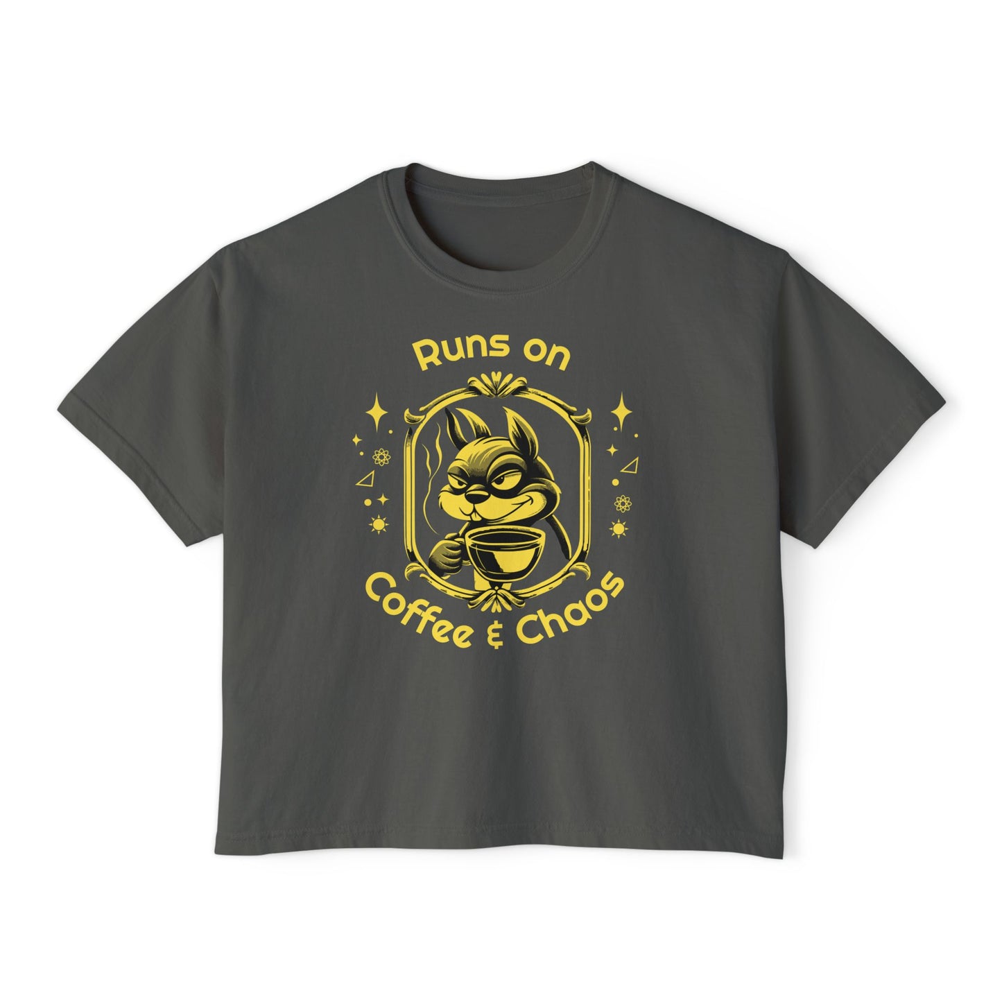 Coffee & Chaos Women's Boxy Tee