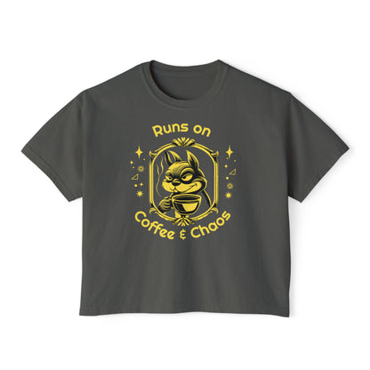 Coffee & Chaos Women's Boxy Tee
