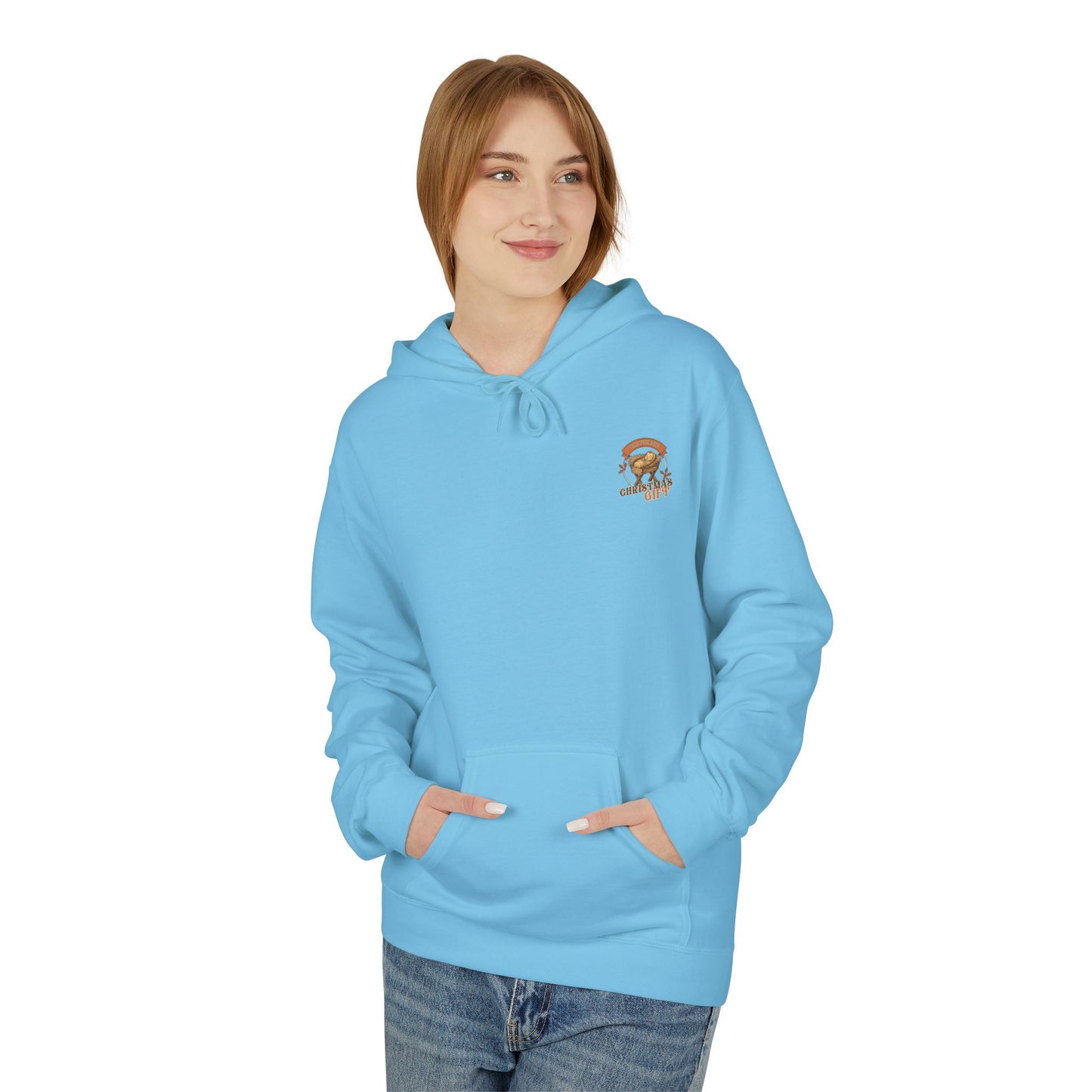 The Ultimate Christmas Gift Unisex Fleece Hoodie with Nativity Design