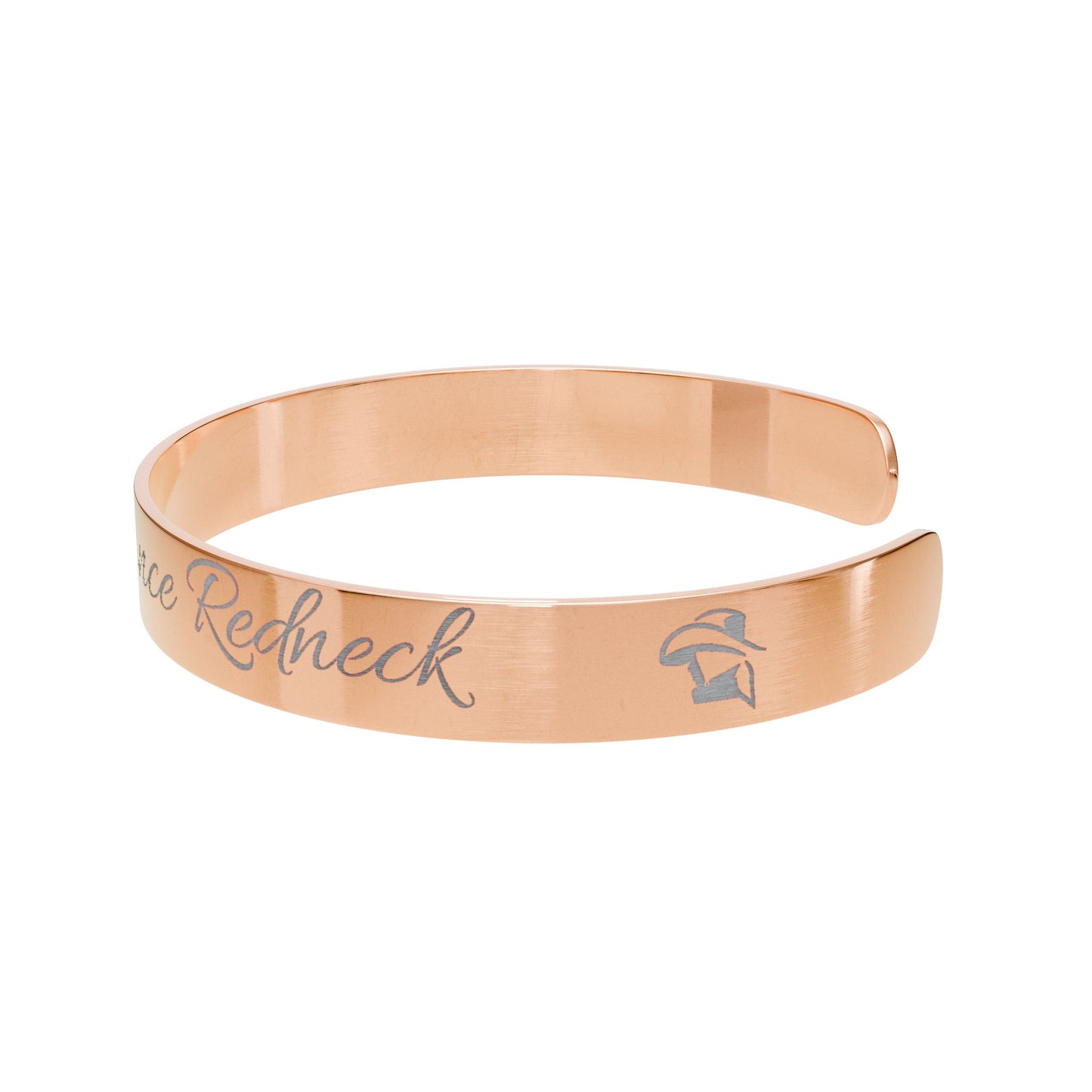 High Maintenance Redneck Engraved Cuff Bracelet