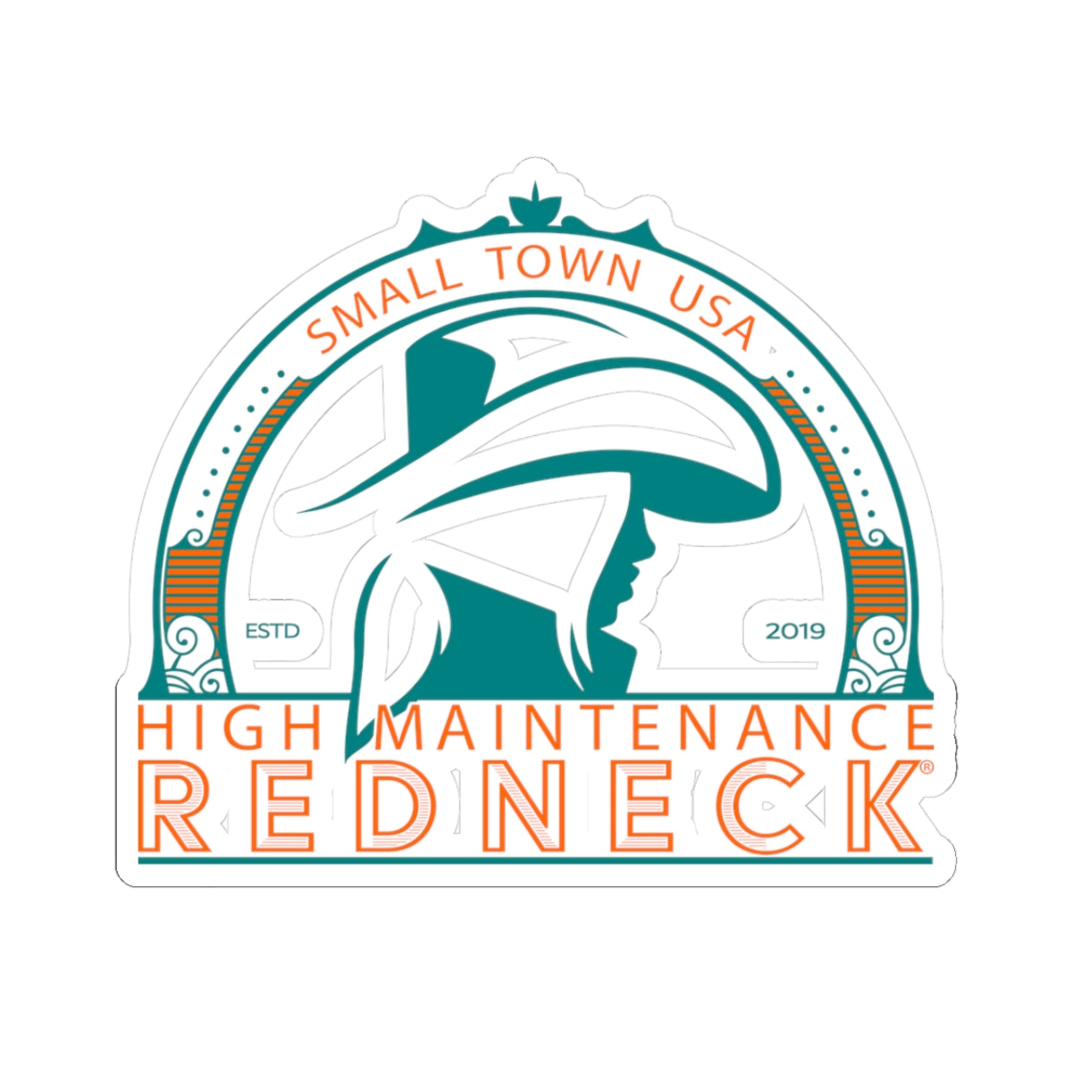 High Maintenance Redneck Stickers