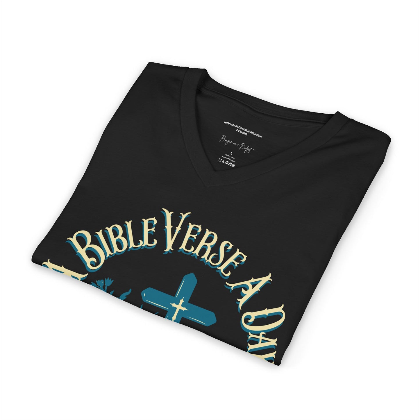 Bible Verse a Day Shirt, Christian Faith T-Shirt, Jesus Shirt, Spiritual Warfare Tee, Christian Motivational Clothing, Faith Based Apparel