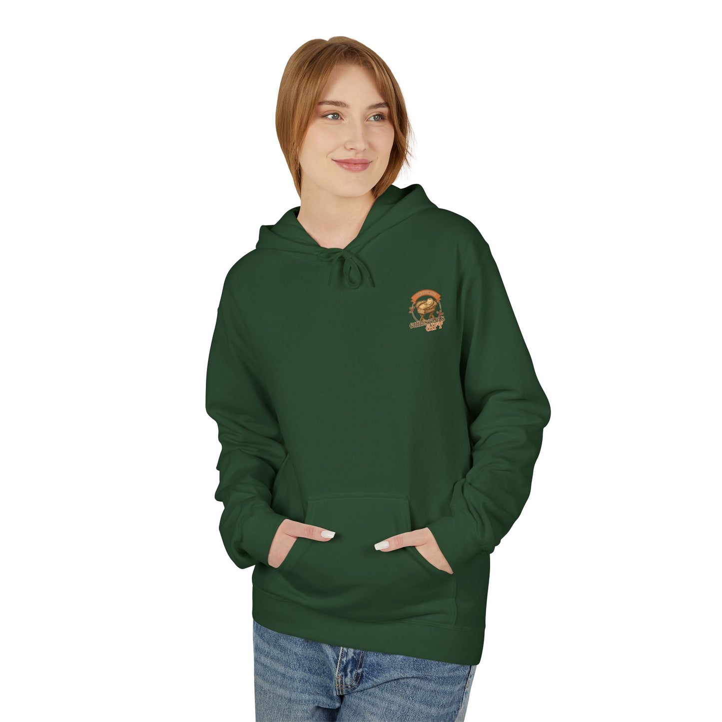 The Ultimate Christmas Gift Unisex Fleece Hoodie with Nativity Design