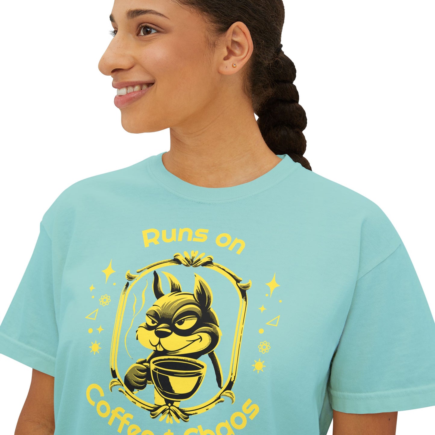 Coffee & Chaos Women's Boxy Tee