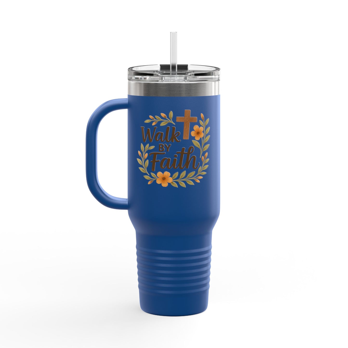 Walk by Faith 40oz Travel Mug