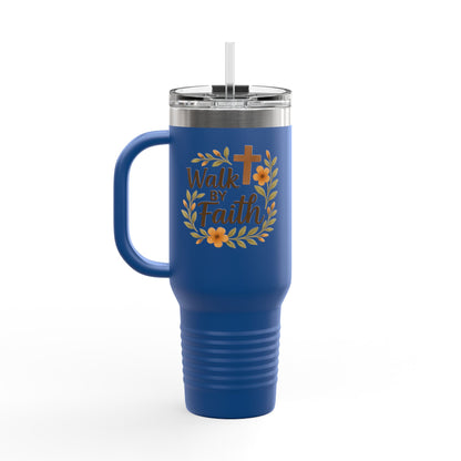 Walk by Faith 40oz Travel Mug