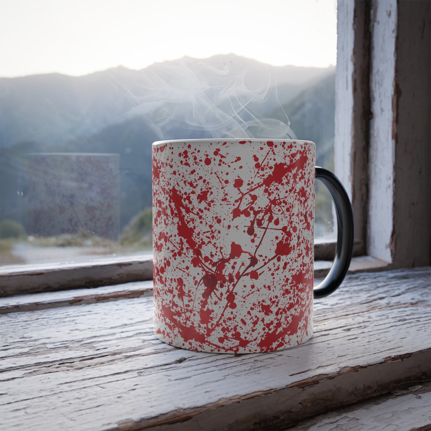 Blood Splatter Color Changing Mug