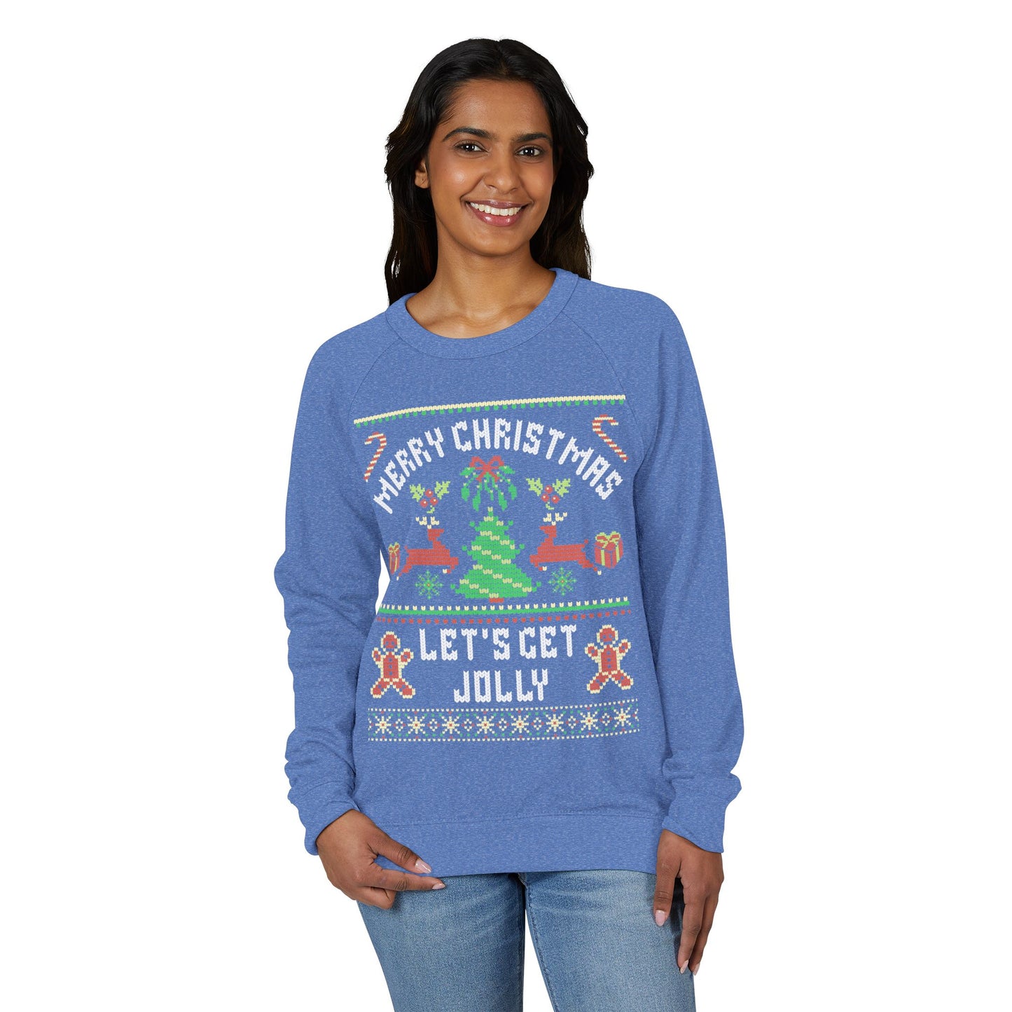 Merry Christmas, Let's Get Jolly - Crewneck Sweatshirt
