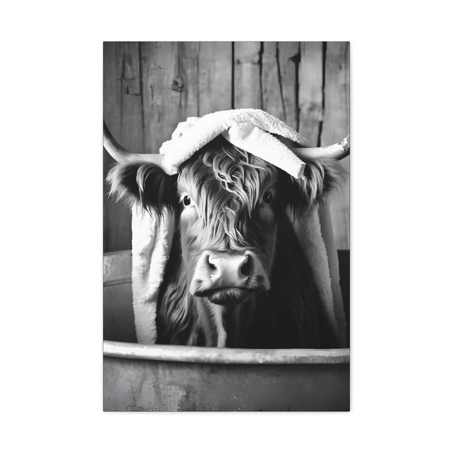 Highland Cow Bathtub