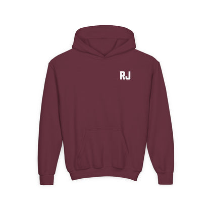 Youth Baseball Hoodie – "Eat Sleep Baseball Repeat" Personalized Pullover