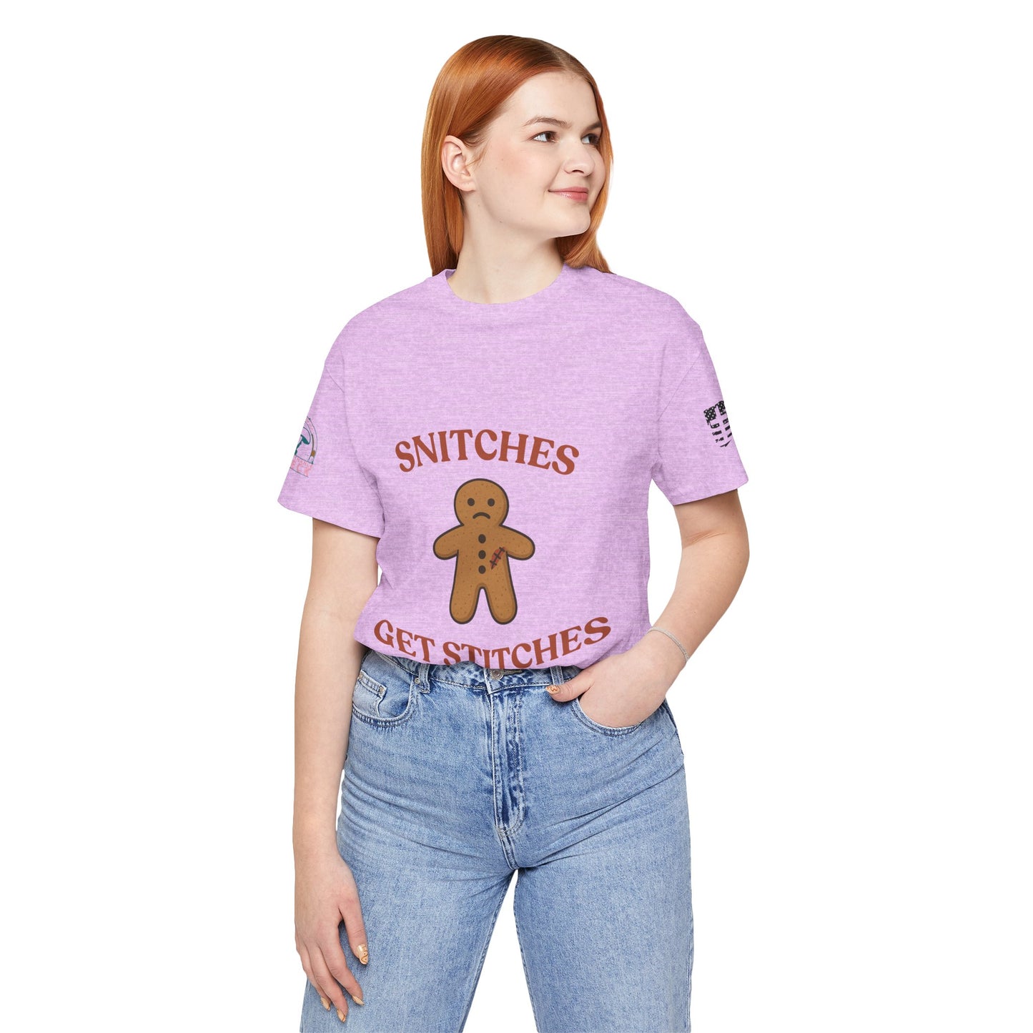 Snitches Get Stitches - Gingerbread Man