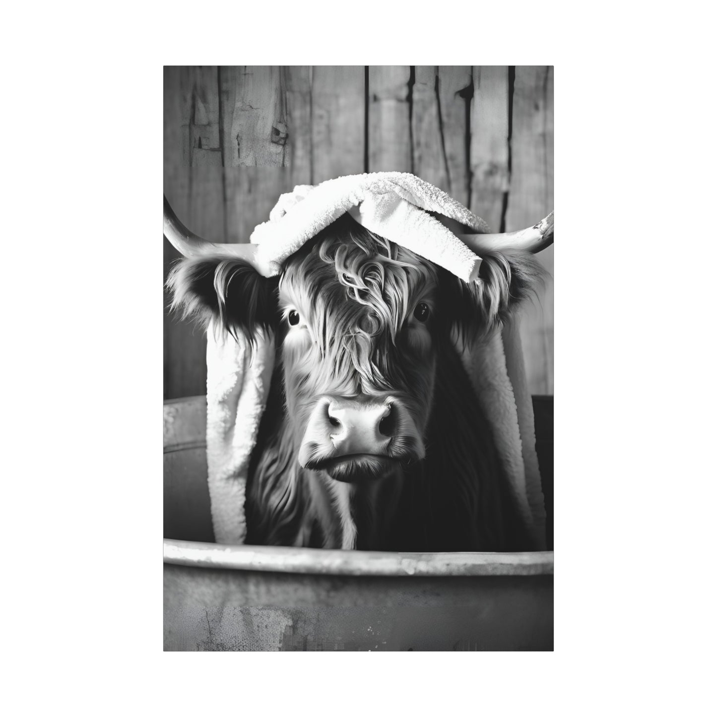 Highland Cow Bathtub