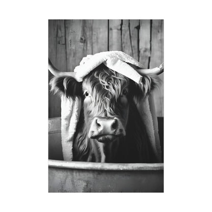 Highland Cow Bathtub