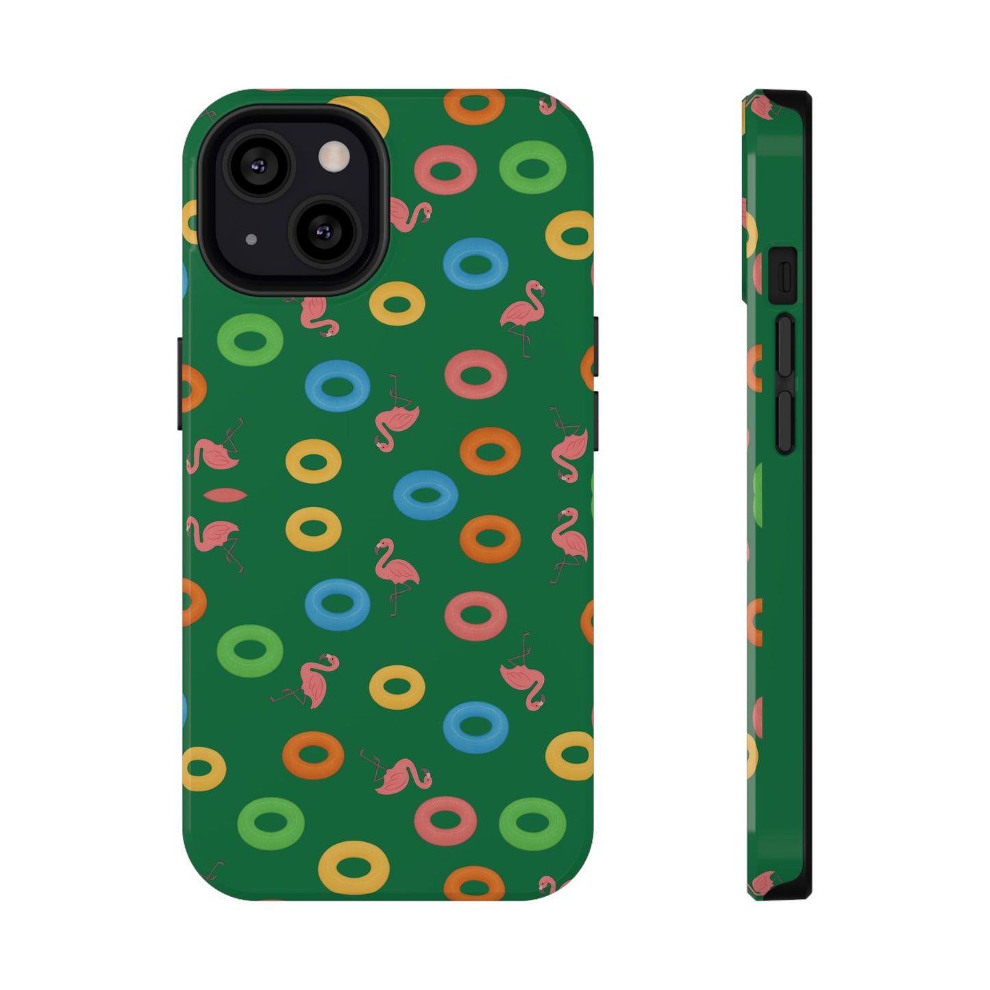 Colorful Flamingo & Pool Float Phone Cases