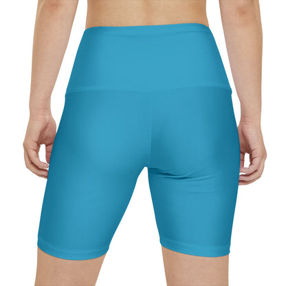 Turquoise Yoga Shorts
