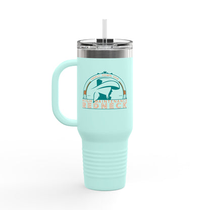 High Maintenance Redneck Insulated Travel Mug - 40oz - Perfect for Road Trips and Outdoor Adventures